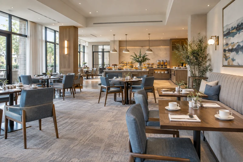 Hotel dining room