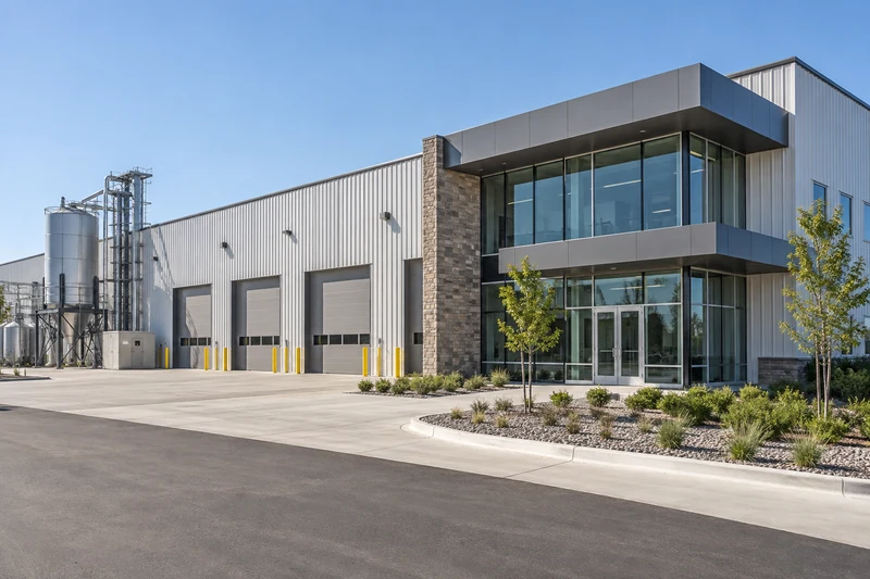 Manufacturing facility exterior